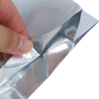 Sacs à café personnalisés en aluminium imprimé avec soufflet latéral, étanches, de qualité alimentaire, en plastique laminé à scellage arrière