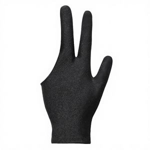 Five-B Made Snooker Pool Billird Gloves Left/Right Hand 3 Finger <b>Silky</b> Lightweight Spandex Sports Party Use with OEM Service - Product Image 2