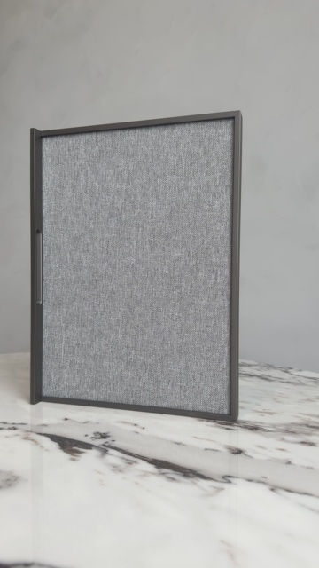 A336 Slim Frame Aluminum Cabinet Door Fit Narrow Frame Hinge,  Glass Cabinet Door With Built-in Handle For Wardrobe Kitchen