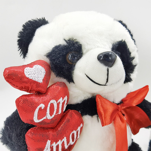 Juguetes <span class=keywords><strong>de</strong></span> peluche <span class=keywords><strong>de</strong></span> <span class=keywords><strong>Panda</strong></span> encantadores personalizados al por mayor con corazón <span class=keywords><strong>de</strong></span> amor rojo, regalos <span class=keywords><strong>de</strong></span> San Valentín - Product Image 3