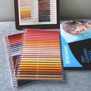 <span class=keywords><strong>Brutfuner</strong></span> 26/50/72 couleurs croquis couleur grasse crayon en bois Portrait professionnel Art croquis dessin crayon ensemble - Product Image 4