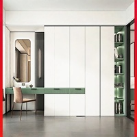 Armoire pratique en aluminium avec tiroir compact, sans formaldéhyde, devis 3D gratuit, tailles personnalisées, idéale pour petits espaces de location