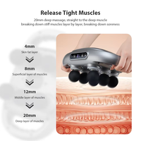 Avancé 6 pistolet de Massage synchronisation intelligente température constante compresse chaude physiothérapie Relaxation musculaire profonde Fascia