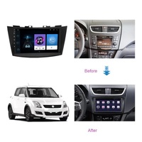 Reproductor de DVD para Auto de 9 Pulgadas, 2 Din, 4 Núcleos, Unidad Principal con GPS, Amplificador, Carplay, Android Auto, Estéreo para Auto, Radio para Auto para Suzuki Swift 2011-2015
