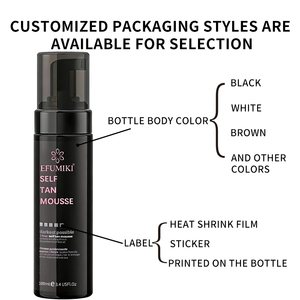 Mousse Autobronceador Vegano Orgánico Personalizado para un Bronceado Instantáneo en 1 Hora con Aplicación en Spray de Marca Privada - Product Image 4