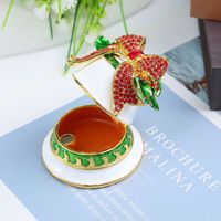 Cloches européennes créatives en gros, artisanat en métal, décorations pour la maison, ornements en alliage émaillé, décorations de rangement, cadeaux de vacances