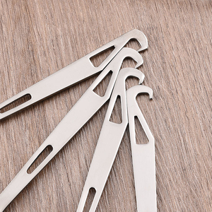 <span class=keywords><strong>Set</strong></span> di posate da campeggio e picnic in acciaio inossidabile 304 per uso alimentare, 3 pezzi, con apribottiglie e cucchiaio - Product Image 2
