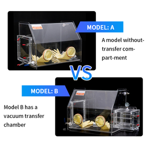 Hộp Găng Tay Acrylic Hộp Găng Tay Chân Không Giá Rẻ Hộp Vận Hành Pmma Áp Suất Âm Phòng Thí Nghiệm Hộp Kín Khí Trơ Để Bàn - Product Image 3