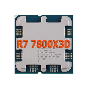 Procesador de Escritorio 7800X3D 8C 16T, Socket AM5, hasta 5.0GHz 4.2GHz, 96MB L3 3D V-Cache, DDR5, PCIe 5.0, 120W, Modelo 7800X3D - Product Image 1