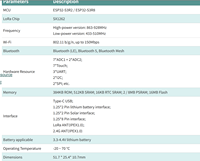 Nœud LoRa WiFi 32(V4.3.1), ESP32S3 + SX1262, pour Meshtastic et LoRaWAN