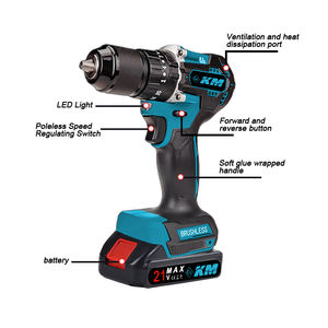 <span class=keywords><strong>Perceuse</strong></span> à <span class=keywords><strong>percussion</strong></span> KM 10mm/13mm 18V Outils électriques à impact à vitesse variable <span class=keywords><strong>Perceuse</strong></span> <span class=keywords><strong>visseuse</strong></span> électrique - Product Image 5