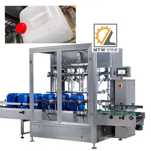 MTW automatic 4 heads one gallon paint drums 5l jerry can filling machine