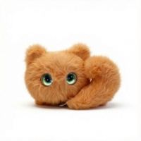 Porte-clés en peluche DeepSeek AI ChatGPT interactif multilingue avec fonction de clonage vocal en coton pour anniversaire et anti-stress – Vente en gros