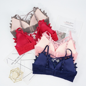 Set di <span class=keywords><strong>reggiseno</strong></span> in <span class=keywords><strong>pizzo</strong></span> <span class=keywords><strong>nero</strong></span> floreale da donna con prezzo all'ingrosso - Product Image 2