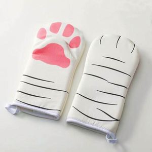 Gants de cuisine longs en coton personnalisés, parfaits pour le barbecue et les travaux en four. - Product Image 1