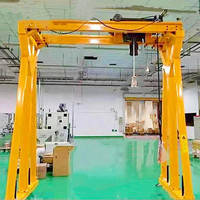 Grue à portique monorail portable télécommandée KCICRANES 500 kg 2 tonnes 5 tonnes 8 tonnes 10 tonnes avec un design de cadre fabriqué en Chine