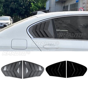 Rear <b>Window</b> Shutter Cover Trim <b>Window</b> Louver Side <b>Vent</b> Trim for BMW 5 Series F10 525i 530i 2011-2017 Car Accessories - Product Image 2
