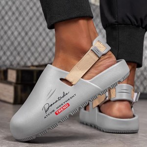 <span class=keywords><strong>Sandales</strong></span> de plage pour hommes, design de marque personnalisé, tendance, résistantes, en EVA souple, style pieds nus - Product Image 3