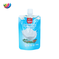 Pochettes personnalisées de 150 ml pour purée de fruits, jus et yaourt pour bébés, sachets souples en plastique avec bec verseur supérieur