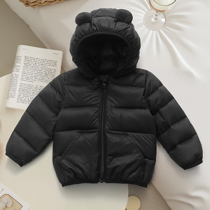 Ropa <span class=keywords><strong>Infantil</strong></span> de Comercio Exterior, Abrigo con Capucha para Otoño e Invierno, para Niños y Niñas Pequeños y Medianos, de Poliéster - Product Image 4