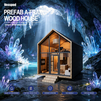 Villa, maison, appartement, salle de bain, cuisine, toit triangulaire, structure en acier moderne, préfabriqué, luxueux, imperméable, durable, installation rapide