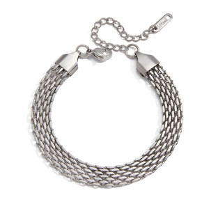 Pulsera de Acero Inoxidable Chapada en Oro de 18K Estilo Retro Francés para Mujer, Joyería con Baño de Oro al Vacío que No se Desvanece - Product Image 5