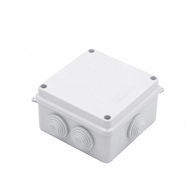Direct Supply IP65/IP66 ABS Waterproof Junction Box with Hinge Buckle Lockable Cable Entryfor Electronics Instrument Enclosures