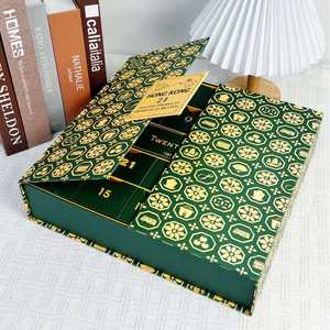 Caja de Regalo Rectangular Personalizada de Doble Puerta, Blanca y Gris, con Estampado en Caliente y Diseño de Logotipo - Product Image 3