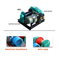 Treuil électrique/diesel le plus vendu de 0,3t à 5t, fonctionnalités personnalisables, utilisation facile, grande capacité d'enroulement, moteur à engrenages principal