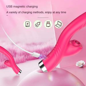 Palo AV alimentado por USB de doble función de gama alta, Juguetes sexuales para adultos, masturbación femenina, masajeador de coqueteo, vibrador de punto G de doble cabeza - Product Image 3