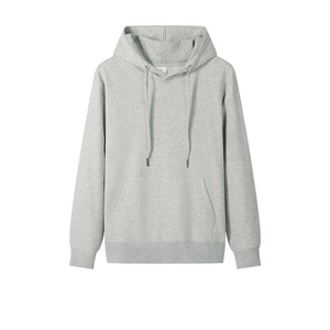 เสื้อฮู้ดดี้ผู้ชายทรงหลวมสไตล์อเมริกัน ผ้าเทอร์รี่หนา 300gsm ผ้าฝ้าย 100% ปักลาย สำหรับฤดูใบไม้ร่วง - Product Image 1