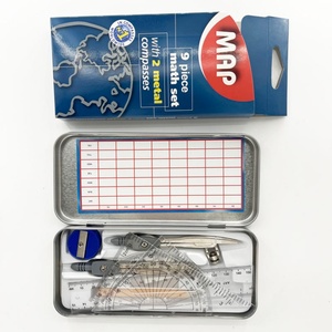 Original Biggest Math <b>Set</b> Factory Produced Cute Stationery Compass Box for School Grade Students - Product Image 6