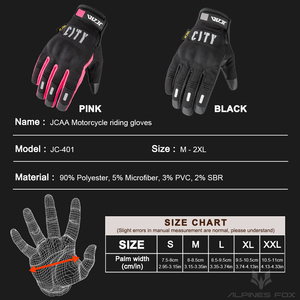 Gants de moto pour hommes et femmes, protection contre les éclaboussures à écran tactile, pour le printemps et l'automne - Product Image 6