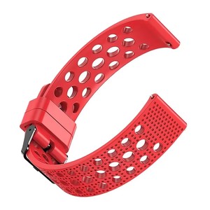 Bracelet pour Samsung Galaxy Watch 42 mm 46 mm, largeur 20 mm 22 mm, bracelet de remplacement en silicone souple pour <span class=keywords><strong>Garmin</strong></span> <span class=keywords><strong>Vivomove</strong></span> <span class=keywords><strong>HR</strong></span> - Product Image 5