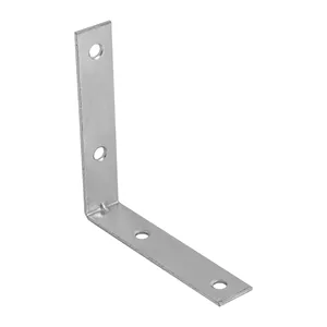 FIERO 3-1/2 \ "X 3-1/2 \" borsa da 24 staffe angolari scatola da 6 unità-connettori e supporti da scaffale - Product Image 1