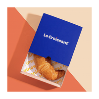 Tiroir d'impression personnalisé recyclable créatif Biscuits Croissant Pâtisserie Gâteau Boîte d'emballage