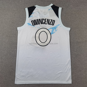 Maillot de basket rétro pour homme, cousu, Anthony Edwards, Jaden <span class=keywords><strong>McDaniels</strong></span>, Kevin Garnett, Donte DiVincenzo, tailles S-2XL - Product Image 4