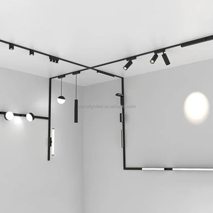 Thay Đổi Độ Sáng 48V LED Thông Minh Từ Theo Dõi Ánh Sáng Hiện Đại Trong Nhà Hệ Thống Chiếu Sáng Với Nhôm Cơ Thể Cho Showroom - Product Image 2