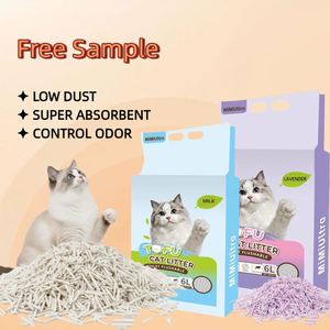 Litière pour chat en tofu biodégradable à l'odeur fraîche, écologique, hautement absorbante, à agglomération rapide - Product Image 1