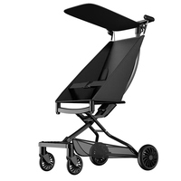 Poussette pliable ultra-légère en acier haute teneur en carbone avec cadre en tissu Oxford, capacité de charge de 20 kg. Convient aux nourrissons.