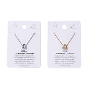 Cavigliera con ciondolo a forma di bilancia in acciaio inossidabile per donna, gioielli alla moda, braccialetto con ciondolo segno zodiacale - Product Image 2