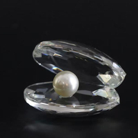 Offre Spéciale cristal perle moule bébé cristal verre coquille perle cadeau Souvenir mariage bébé douche fête d'anniversaire Table ornement