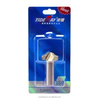 Tideway 1/4*7/8 CNC bois fond rond routeur peu outils de routeur à bois nettoyage profilage mèches de routeur pour Mdf et bois dur