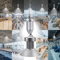 AMZHO Project Lighting Installation Lighting Lifter Prix usine Haute luminosité Aluminium 100W 150W 200W Projecteur industriel pour hauts plafonds