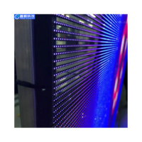 Afficheur numérique P3.91 pour vitrine intérieure, panneau LED transparent avec fonction SDK pour magasin de détail, centre commercial et bar