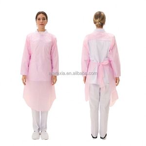 Chine Usine D'approvisionnement Cpe Robe Jetable Anti-Poussière Cpe Isolation Prix Pas Cher Cpe Robe - Product Image 5