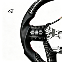 Volant de course sportif personnalisé en fibre de carbone véritable pour Toyota Hilux Revo Fortuner 2011-2018 Innova