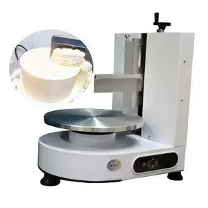 Automatic Birthday cream decorating cake frost smoother spreader form spread filling smooth coat make icing machine