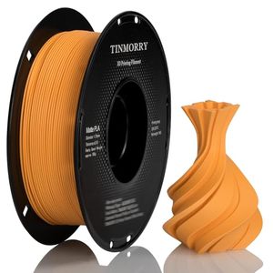 Filamento de plástico flexible PLA TINMORRY sin burbujas de 1.75 mm y 1 kg, en varios colores para impresora 3D - PLA mate - Product Image 1