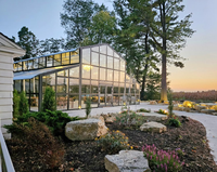 Tente transparente en PVC imperméable et ignifuge, design moderne et luxueux, taille et forme personnalisées, pour événements sportifs en intérieur, mariages, capacité 300 personnes